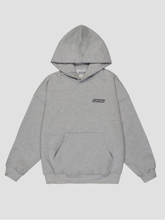 2005 2005 Mikina basic Šedá Oversize