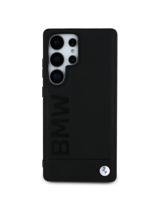 BMW Motorsport BMW Motorsport Etui na telefon Leather Big Wordmark Czarny