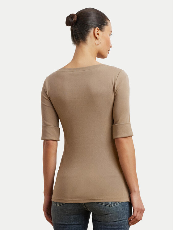 LAUREN RALPH LAUREN LAUREN RALPH LAUREN Bluza 200654963191 Bež Slim Fit