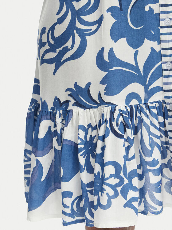 Iconique Iconique Sommerkleid Daphne IC26-036 Blau Regular Fit