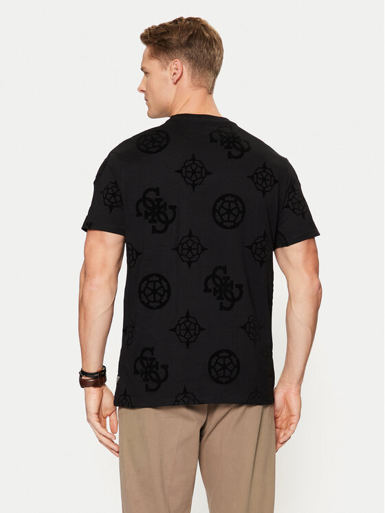 Guess Guess T-shirt M5RI46 KBW41 Crna Regular Fit