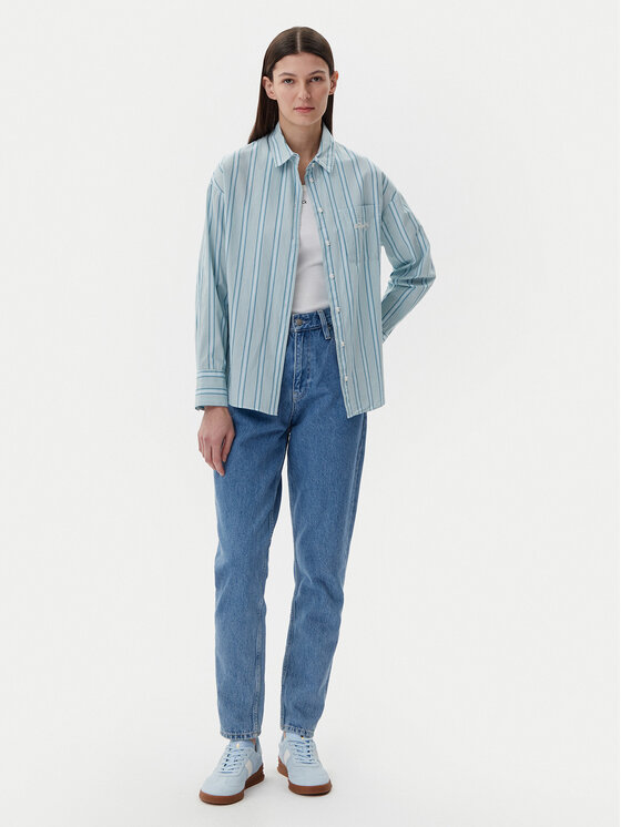 Napapijri Napapijri Πουκάμισο G-Nice NP0A4IFO Γαλάζιο Loose Fit