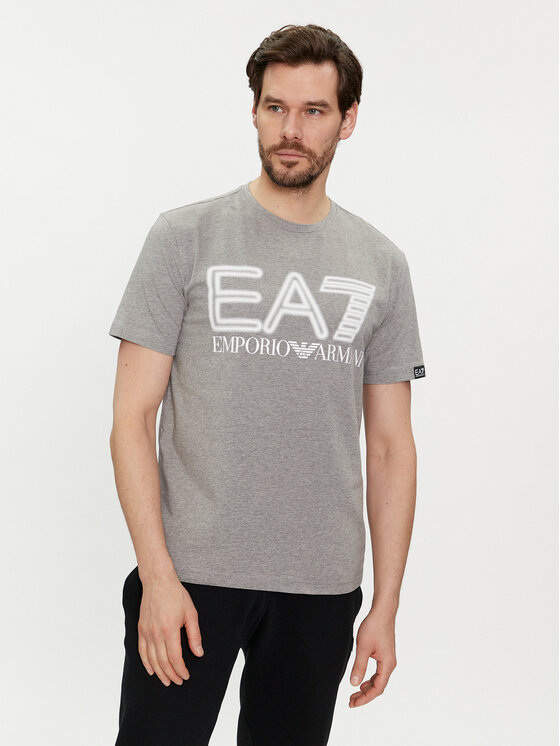 EA7 Emporio Armani T-krekls 3DPT37 PJMUZ 3905 Pelēks Regular Fit