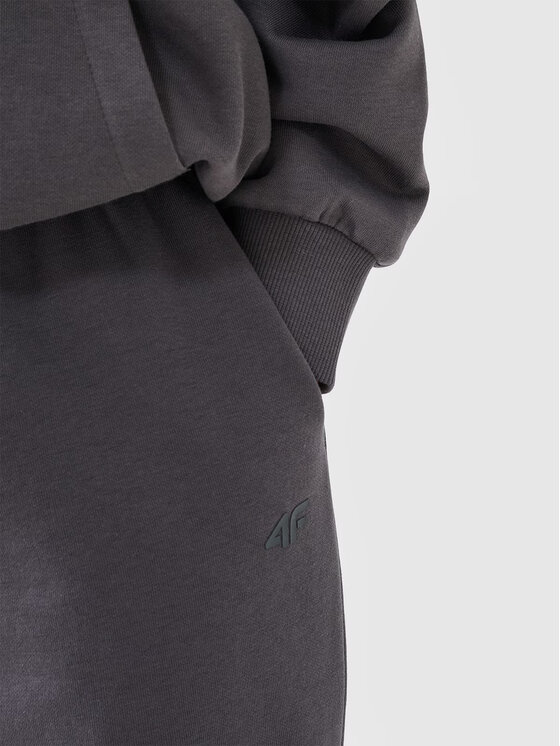 4F 4F Pantaloni da tuta 4FJASAW24TTROM1404-22S Nero Oversize