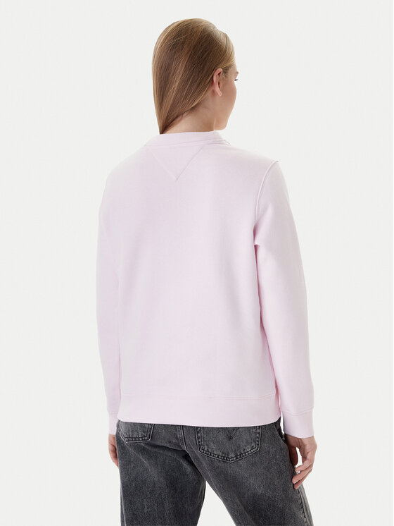 Tommy Jeans Tommy Jeans Felpa Flag DW0DW19959 Rosa Regular Fit