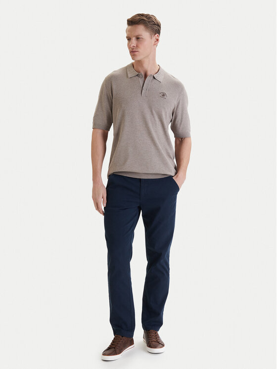 Beverly Hills Polo Club Beverly Hills Polo Club Riidest püksid W126-BHMTR-1066-19X Tumesinine Regular Fit