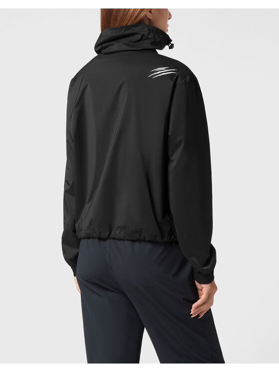 Plein Sport Plein Sport Wiatrówka 22415 Czarny Baggy Fit