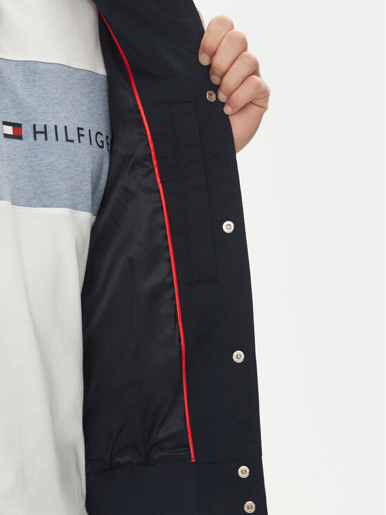 Tommy Hilfiger Tommy Hilfiger Bunda bomber Americana Varsity MW0MW40647 Tmavomodrá Regular Fit