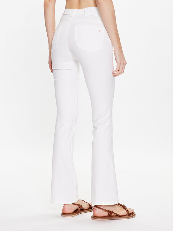 Silvian Heach Silvian Heach Blugi GPP23001JE Alb Regular Fit