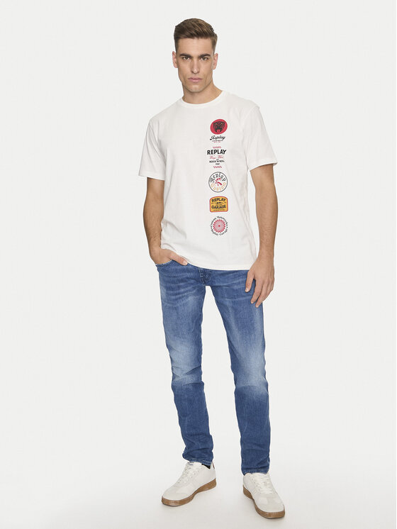 REPLAY Replay Blugi M914N .000.511 758 Albastru Slim Fit