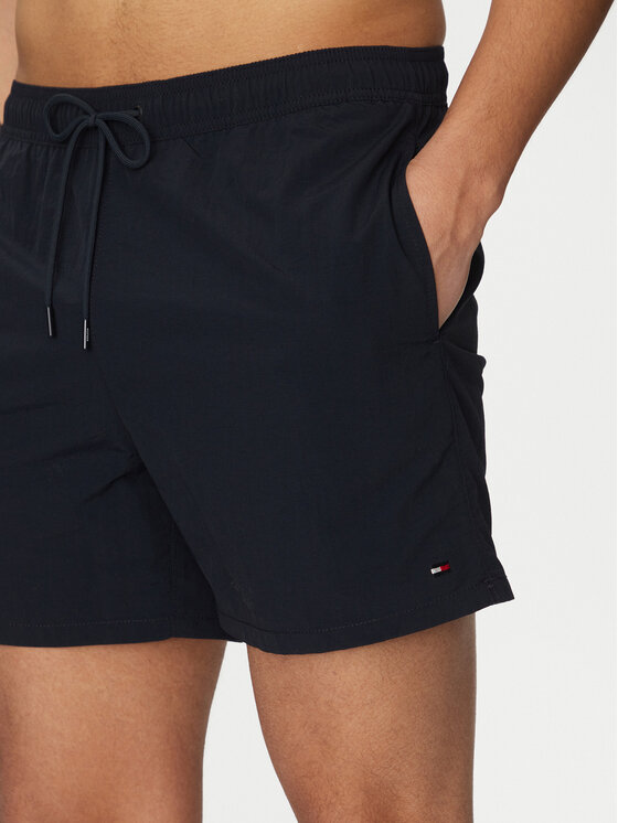 Tommy Hilfiger Tommy Hilfiger Szorty kąpielowe UM0UM03477 Granatowy Regular Fit