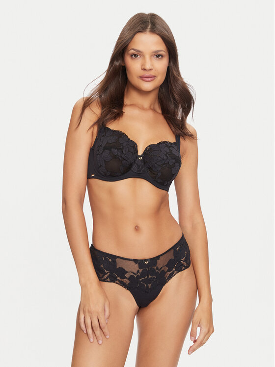 Selmark Selmark Στρίνγκ Federica 61106 Μαύρο