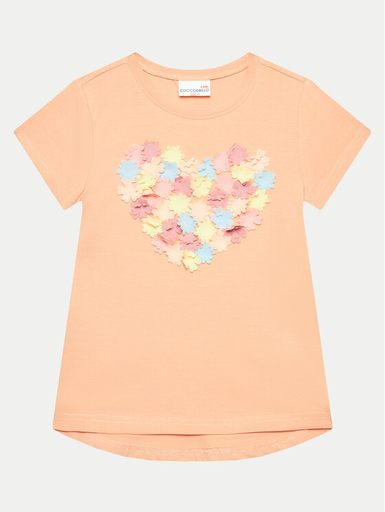Coccodrillo Coccodrillo T-shirt WC4143202GPK Narančasta Regular Fit