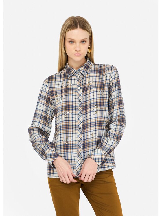 Liu Jo Liu Jo Camicia MF5449T3491P9135 Grigio Regular Fit