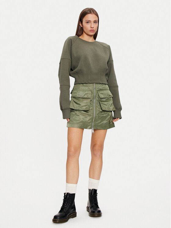 Alpha Industries Alpha Industries Μπλούζα 148031 Πράσινο Regular Fit