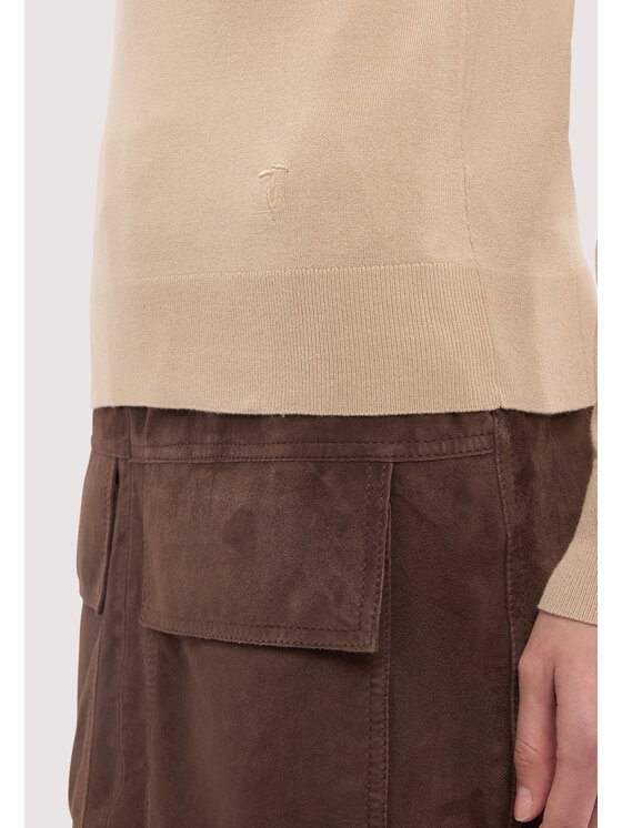 Trussardi Trussardi Maglione M7356001241N012 Beige Regular Fit