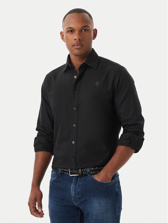 KARL LAGERFELD Cămașă 605192 561784 Negru Modern Fit