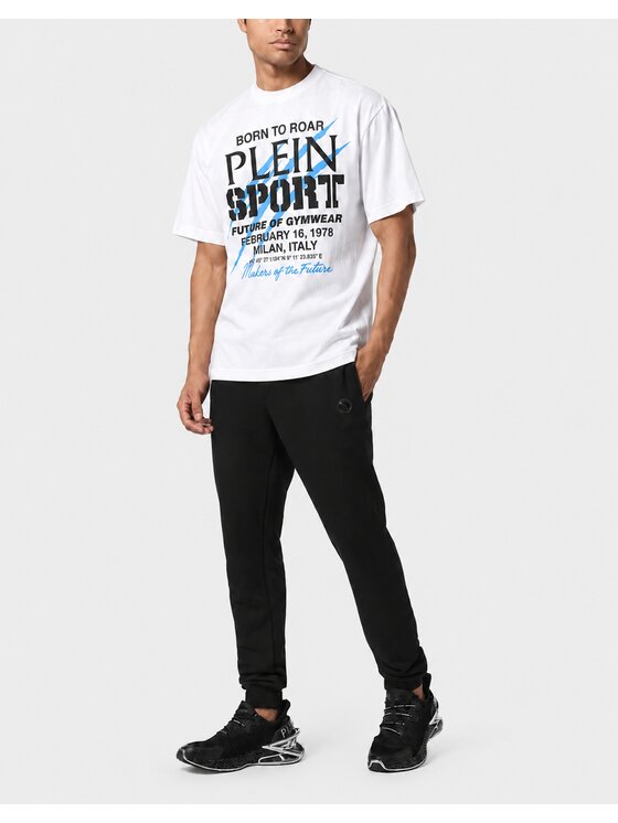 Plein Sport Plein Sport Tričko 32331 Biela Regular Fit