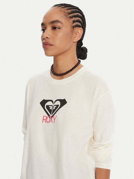 Roxy Roxy Bluse Hangloose Art Ls ERJZT06035 Écru Regular Fit