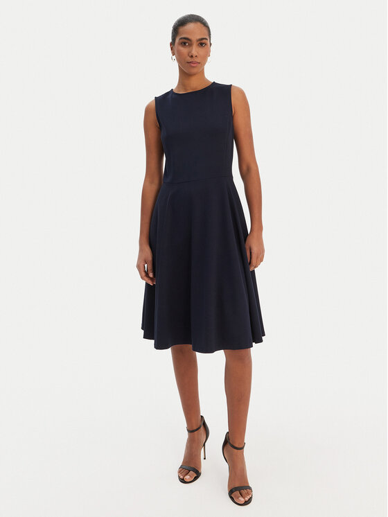 LAUREN RALPH LAUREN LAUREN RALPH LAUREN Rochie cocktail 200980935003 Bleumarin Slim Fit