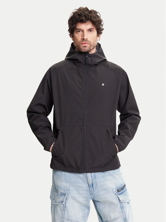 Element Element Esőkabát Alder 2.0 Travel ELYJK00250 Fekete Relaxed Fit