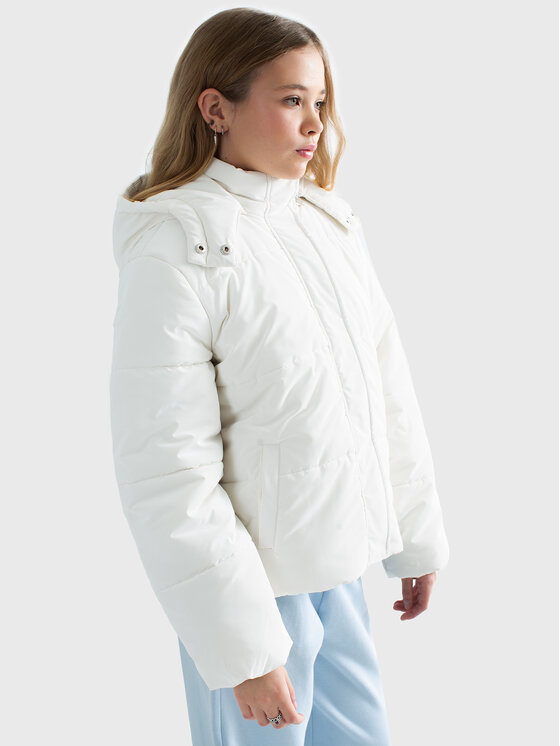 BIG STAR BIG STAR Kurtka zimowa LUCINA Biały Basic Fit
