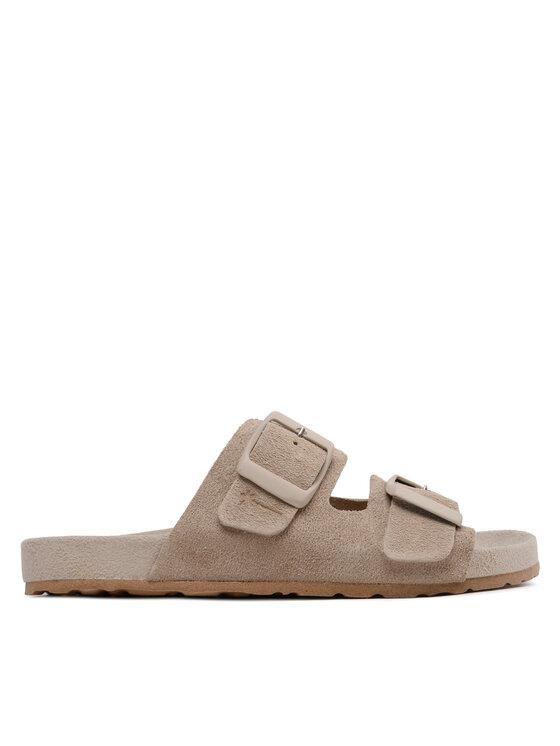 Manebi Manebi Șlapi Suede Traveler Nordic Sandals W 1.9 RT Maro