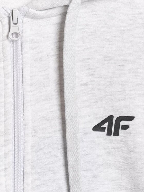 4F 4F Felpa 4FWMM00TSWSM1768-27M Grigio Regular Fit