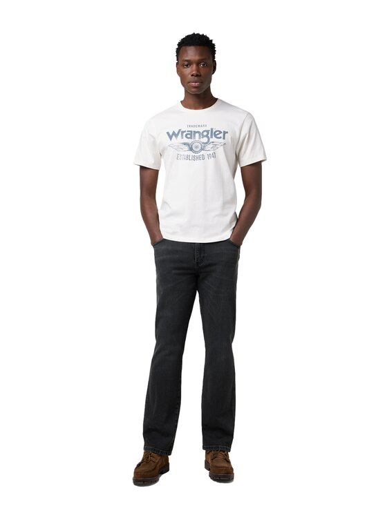 Wrangler Wrangler T-Shirt 112371417 Biały Regular Fit