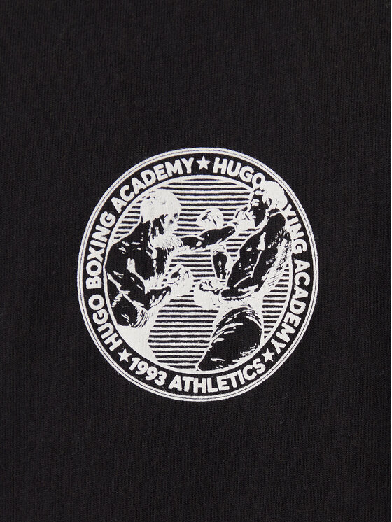HUGO HUGO T-shirt Dwresto 50542366 Crna Regular Fit