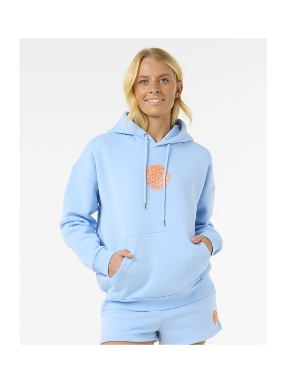 Rip Curl Rip Curl Bluza Icons Of Surf Heritage Hood Błękitny Relaxed Fit