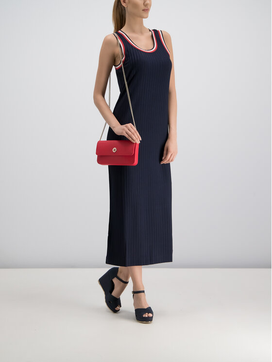 Tommy Hilfiger Tommy Hilfiger Kasdieninė suknelė Carmen WW0WW25367 Tamsiai mėlyna Regular Fit