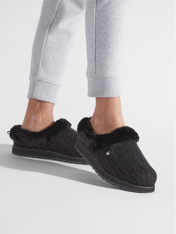 Skechers Skechers Bačkory BOBS Ice Angel 31204/BBK Černá