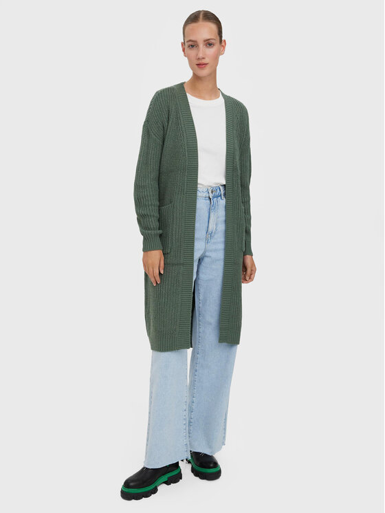 Vero Moda Vero Moda Kardiganas Sayla 10268501 Žalia Regular Fit