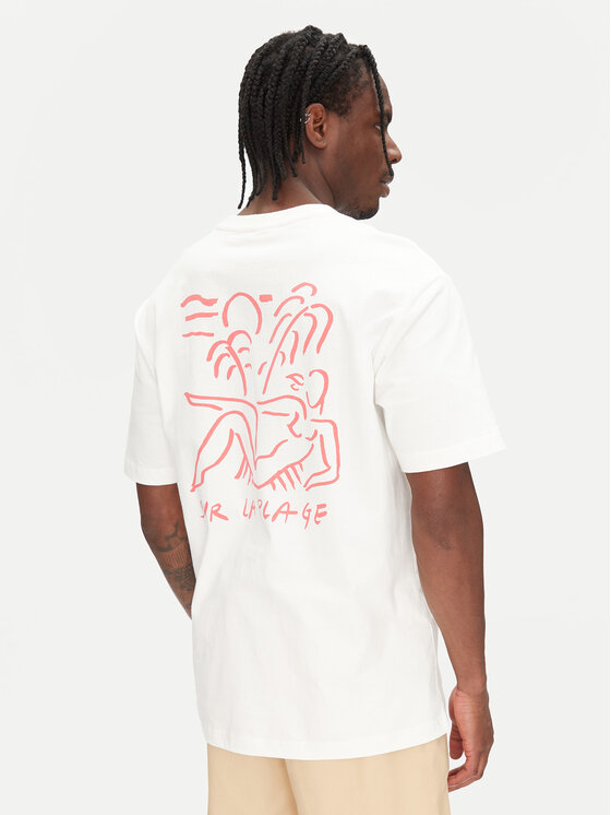 Only & Sons Only & Sons T-Shirt Milo 22034452 Biały Relaxed Fit