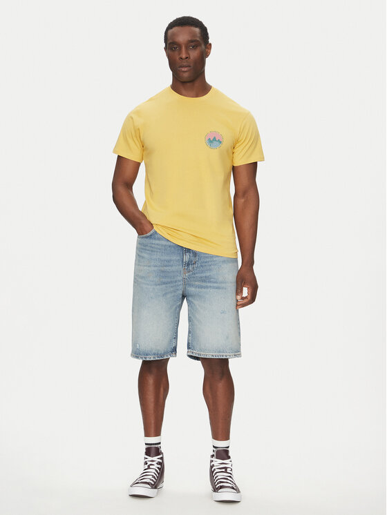 Billabong Billabong T-shirt Brightness Ss EBYZT00306 Žuta Regular Fit