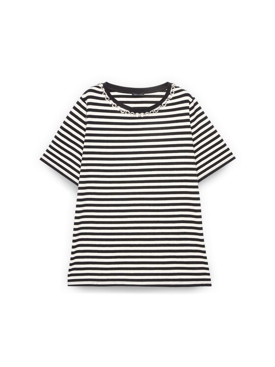 Fiorella Rubino Fiorella Rubino T-Shirt G0BAL009197N0Z3 Czarny Regular Fit