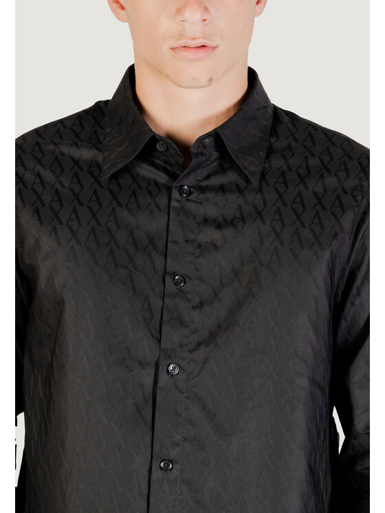 Armani Exchange Armani Exchange Camicia XM001587 AF16631 Nero Casual Fit