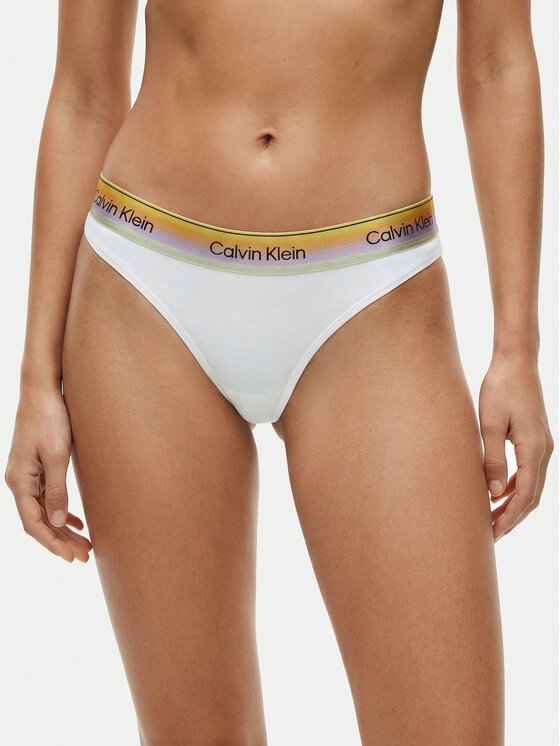 Calvin Klein Underwear Calvin Klein Underwear Stringi LV00QF8875 Balts