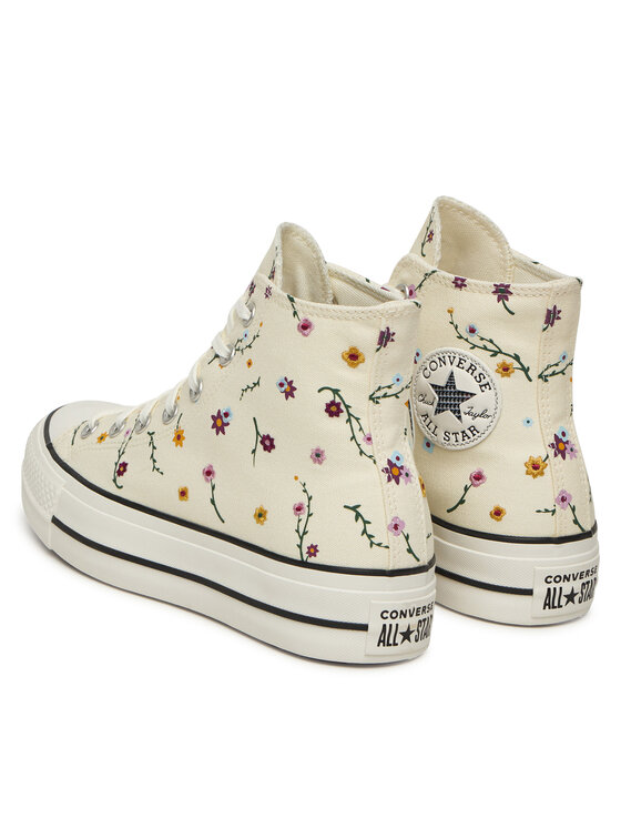 Converse Converse Sneakers aus Stoff Chuck Taylor All Star Lift A15536C Écru