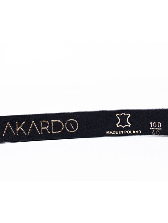AKARDO AKARDO Dámsky opasok PASEK AKARDO Čierna