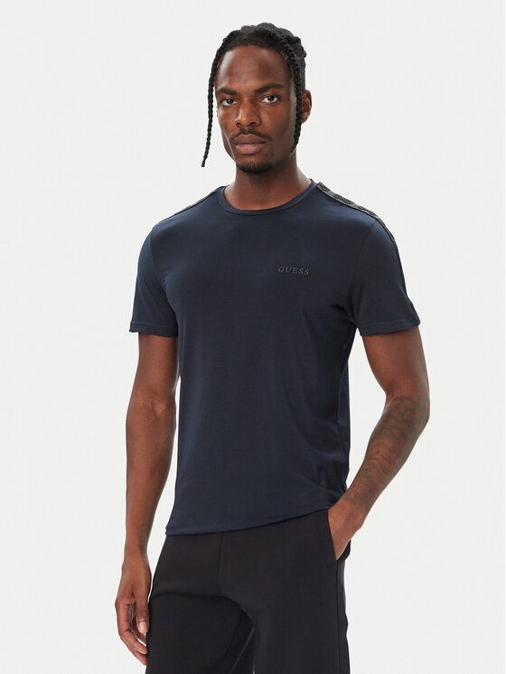 Guess Guess T-Shirt U6BM04 K5388 Dunkelblau Regular Fit
