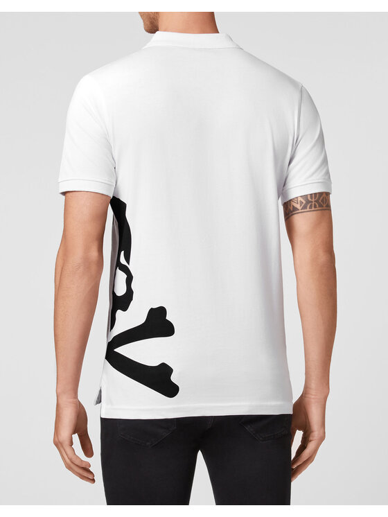 PHILIPP PLEIN PHILIPP PLEIN Polokošile 6277 Bílá Slim Fit
