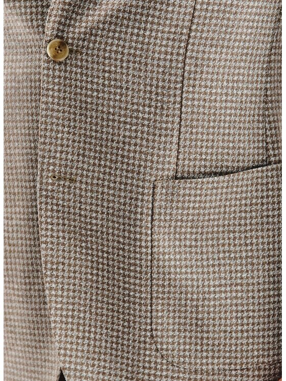 Pako Lorente Pako Lorente Marynarka P25WP-3X-012 Beżowy Classic Fit