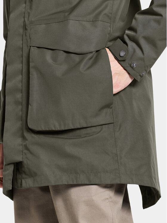 Didriksons Didriksons Parka Andreas Usx Parka 505085 Zöld Standard Fit