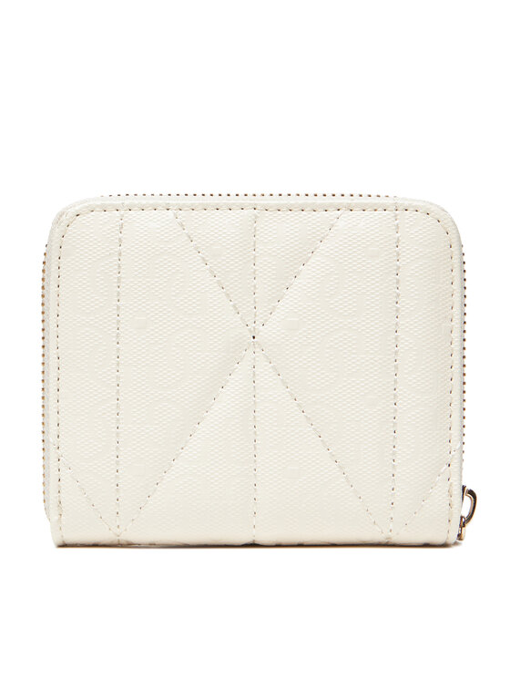 Guess Guess Малък дамски портфейл Aldina Slg SWGG96 63137 Бял