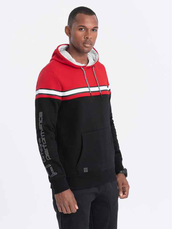 Ombre Ombre Mikina OM-SSNZ-22FW-014 Černá Regular Fit