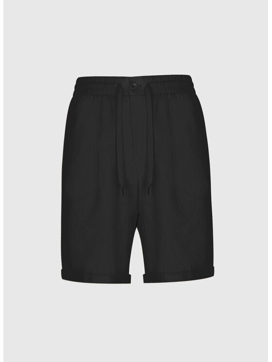 Pako Lorente Pako Lorente Szorty materiałowe P26SF-WS-005 Czarny Classic Fit