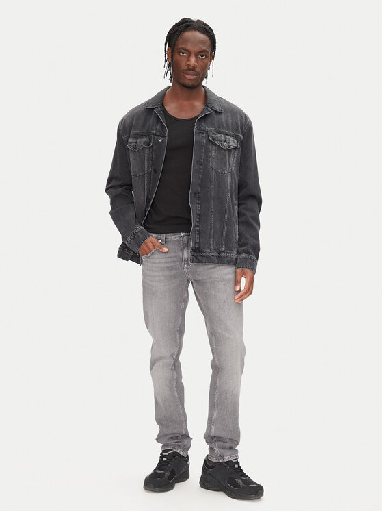Tommy Jeans Tommy Jeans Traperice Scanton DM0DM21379 Siva Slim Fit
