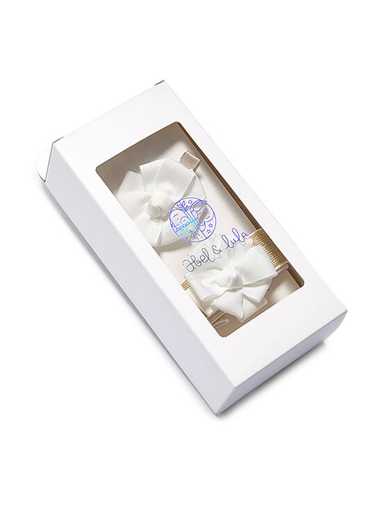 Abel & Lula Abel & Lula Set cerchietto e fermaglio per capelli 5931 Bianco